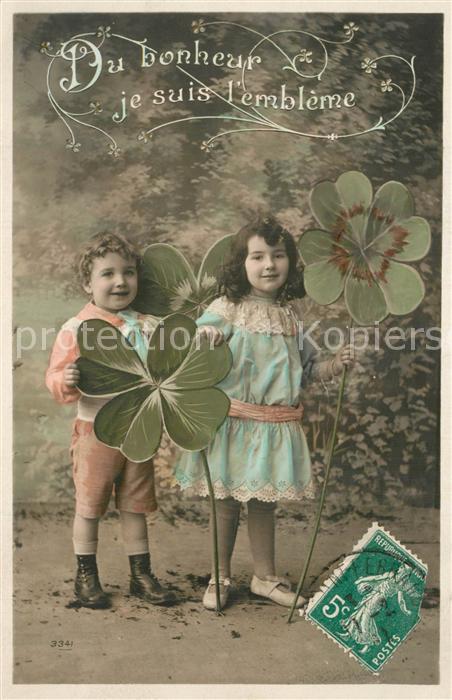 Kinder Child Enfants Kleeblatt
