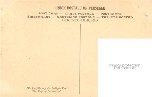 Kuenstlerkarte Poussin Ravissement de Saint-Paul – Bild 2