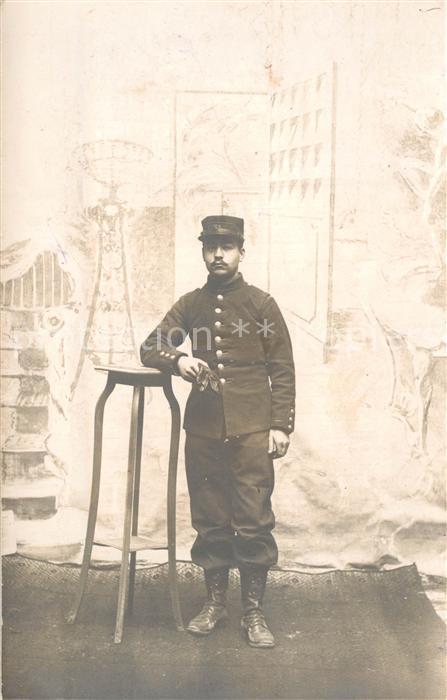 Militaria Frankreich Soldat Privatfoto-Ak