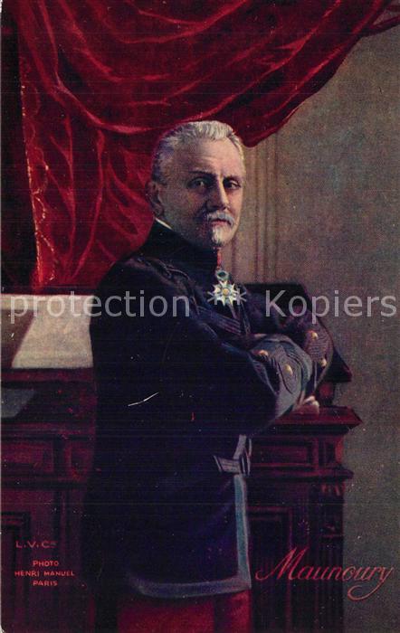 Militaria Gener?le Stab Frankreich Joseph Maunoury