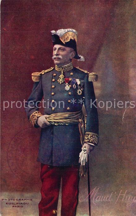 Militaria Gener?le Stab Frankreich Louis Ernest de Maud?huy