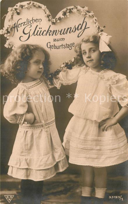 Foto BNK Nr. 33193/1 M?dchen Geburtstag Herz