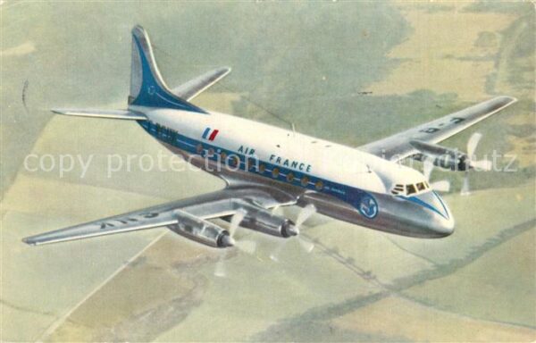 Flugzeuge Zivil Air France Vickers Viscount