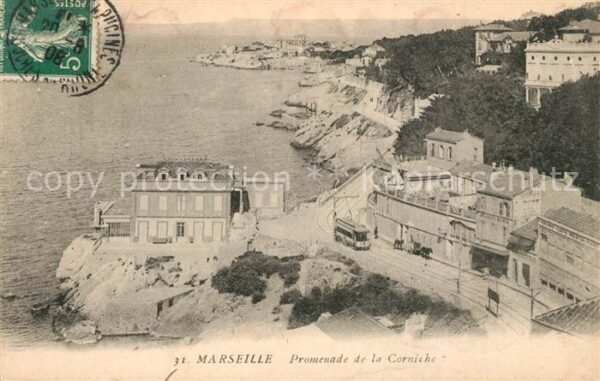 Strassenbahn Marseille Promenade de la Corniche