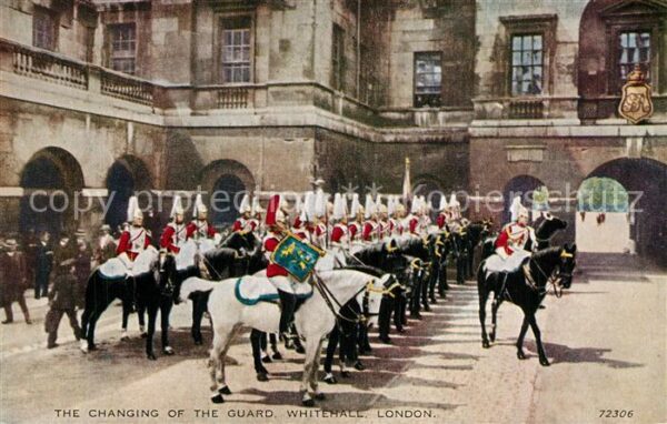 Leibgarde Wache Changing of the Guard Whitehall London