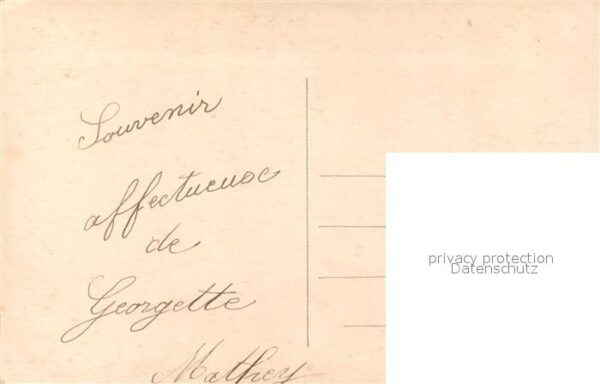 Foto AN Paris (Noyer) Nr. 1314 M?dchen Blumen – Bild 2