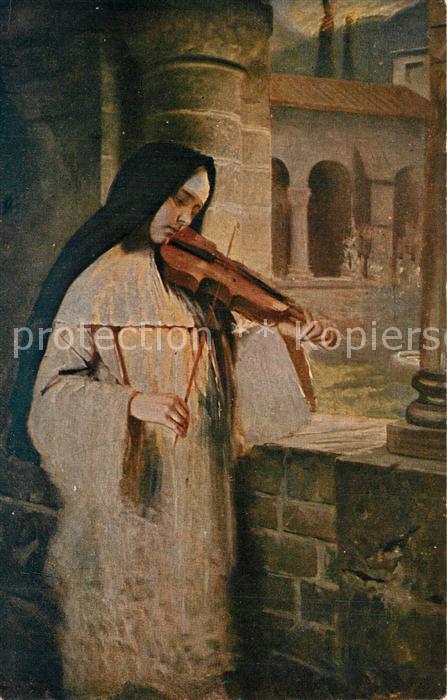 Kaulbach Hermann Ave Maria Verlag-Seemann-Nr. 141 Nonne