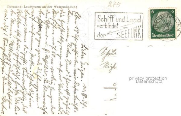 Leuchtturm Lighthouse Rotesand Weserm?ndung – Bild 2
