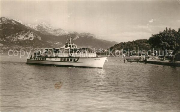 Motorschiffe Le Fier La Tournette Lac d_Annecy
