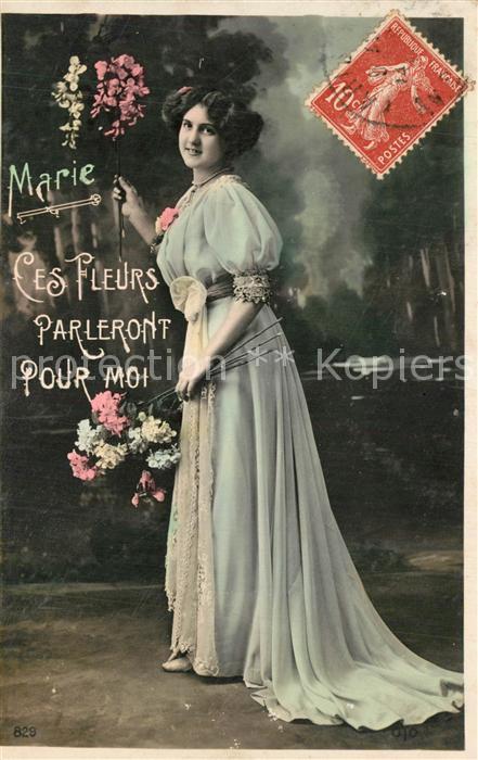 Frauen Marie Blumen