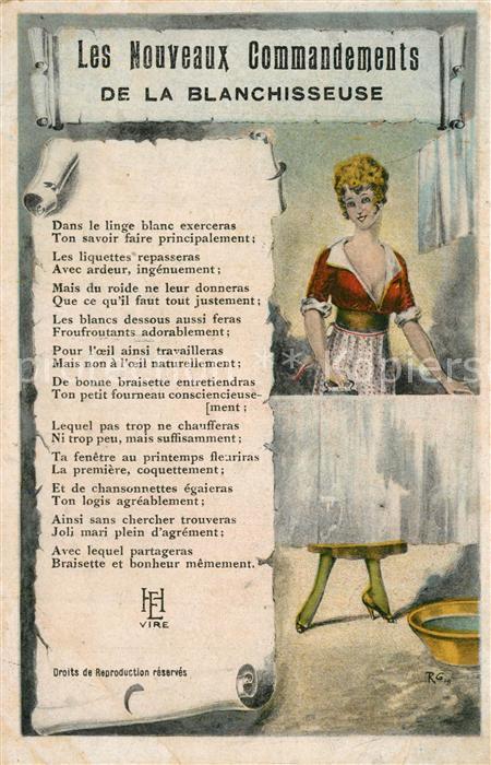 Buegeleisen Nouveaux Commandements de la Blanchisse