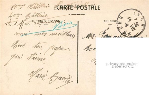Exposition Internationale Lyon 1914 Porte Chemin de Culattes Allee Horticul – Bild 2