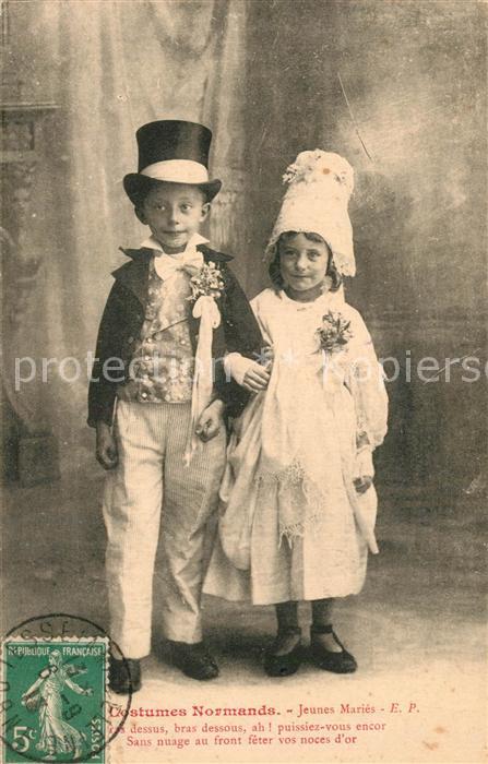 Trachten Frankreich Normandie Kinder