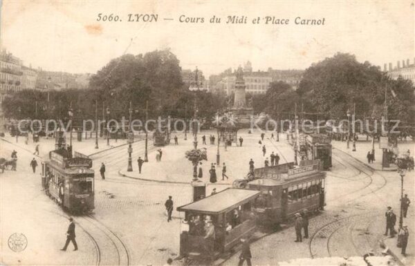 Strassenbahn Lyon Cours du Midi Place Carnot