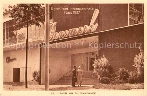 Exposition Internationale Paris 1937 Pavillon du Danemark