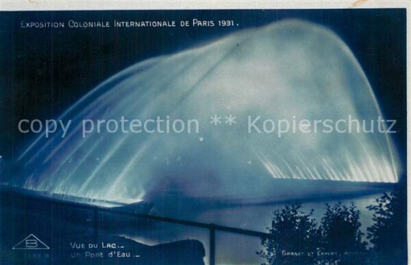 Exposition Coloniale Internationale Pari Pont d_Eau