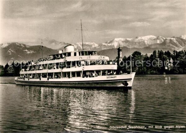 Motorboote G?steschiff Seeshaupt Starnberger See