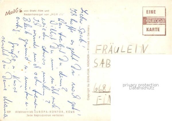 Mecki Nr. 339 Schaukelpferd Cowboy – Bild 2