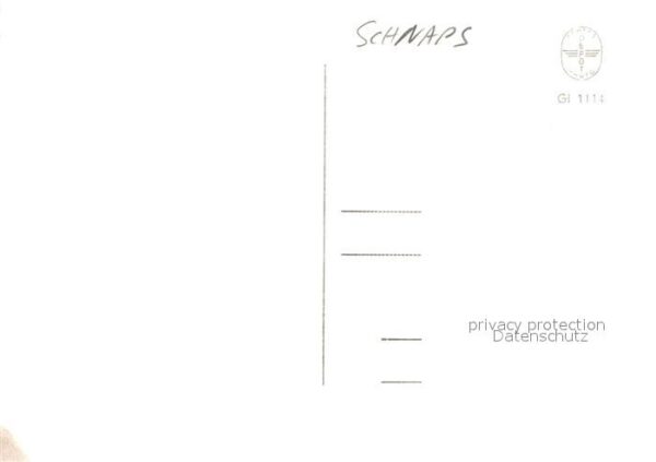 Namenstag Namenskarte Schnaps Schwarzer Kater Perlenkette Par – Bild 2