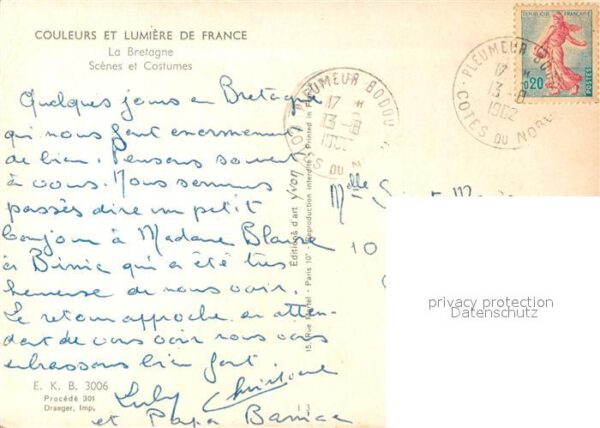 Trachten Frankreich Bretagne – Bild 2