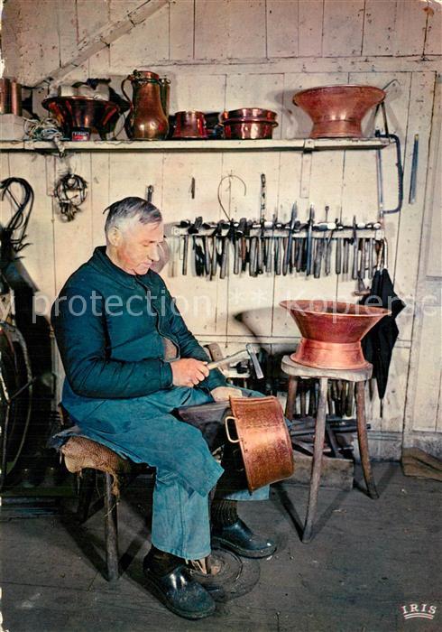 Berufe Travail du Cuivre Artisan Auvergnat