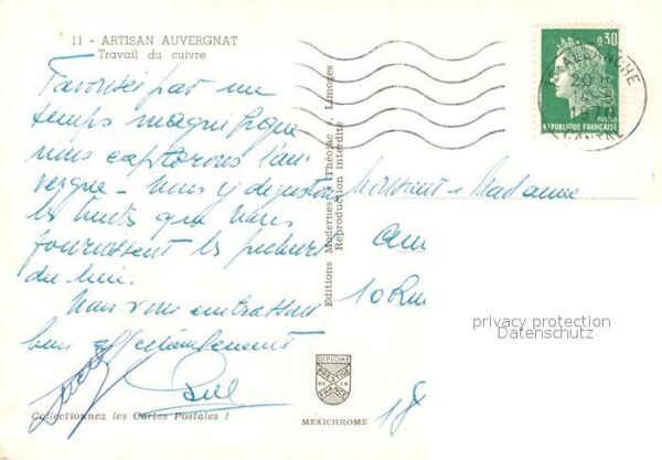 Berufe Travail du Cuivre Artisan Auvergnat – Bild 2