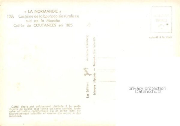 Trachten Frankreich Normandie Manche Coitte de Coutances – Bild 2