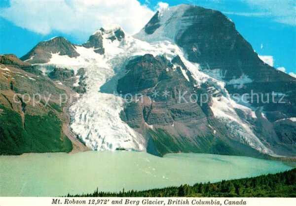 Gletscher Mount Robson British Columbia Canada