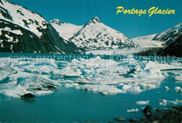 Gletscher Portage Glacier Kenai Peninsula Anchora