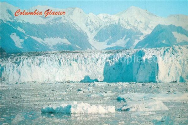 Gletscher Columbia Glacier Valdez