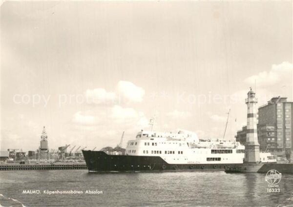 Schiffe Ships Navires Malm? K?penhamnsbaten Absalon