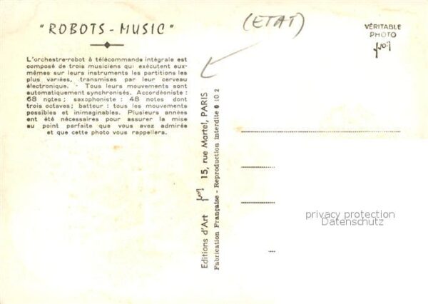 Musikanten Roboter Orchestre-Robot – Bild 2
