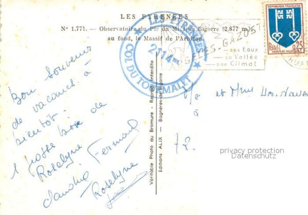 Observatorium Sternwarte Urania Pic du Midi de Bigorre Massif de l'Arbi – Bild 2