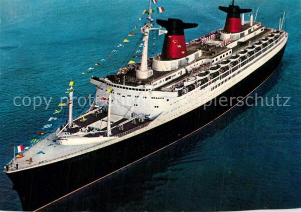 Dampfer Oceanliner France Le Havre
