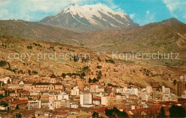 La Paz Bolivia Nevado Illimani
