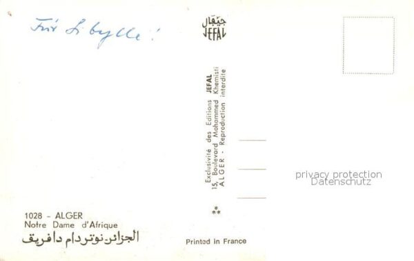 Alger Algerien Notre Dame d`Afrique – Bild 2