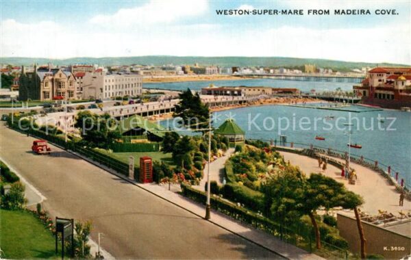 Weston-super-Mare from Madeira Cove