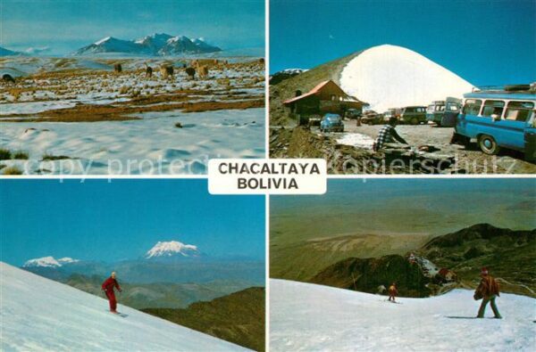 La Paz Bolivia Chacaltaya la pista