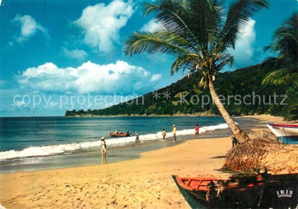 Guadeloupe Plage Vue de Deshayes