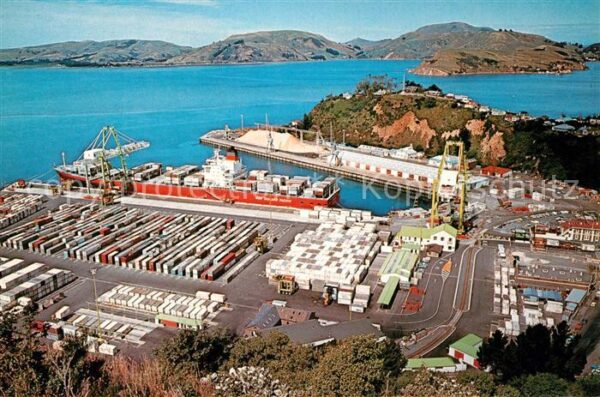 Chalmers Fliegeraufnahme Port and Otago Harbour