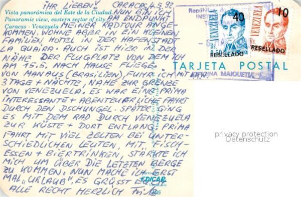 Caracas Fliegeraufnahme – Bild 2