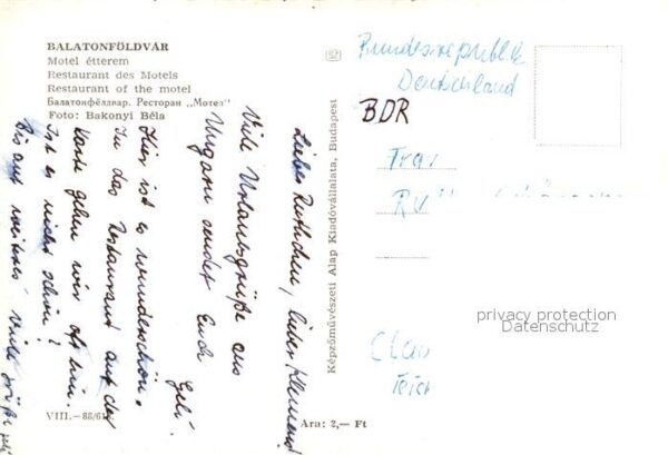 Balatonf?ldvar Restaurant des Motels – Bild 2
