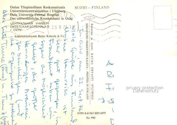 Oulu Fliegeraufnahme Universit?tskrankenhaus – Bild 2