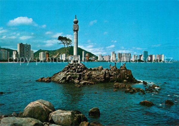 Sao Vicente Sao Paulo Monument of the foundtation of the City