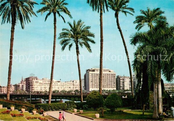 Cairo Egypt Hotel Semiramis and Shepheard