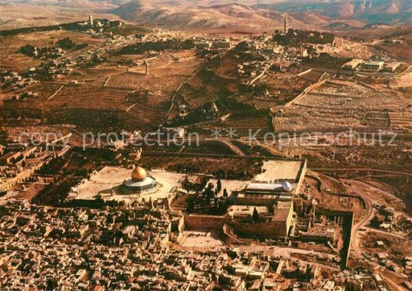 Jerusalem Yerushalayim Fliegeraufnahme Old City