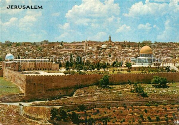 Jerusalem Yerushalayim Seen from Mount of Olives