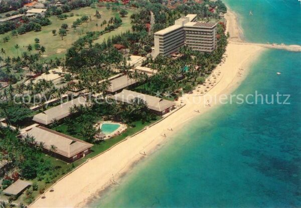Sanur Fliegeraufnahme Hotel Bali Beach