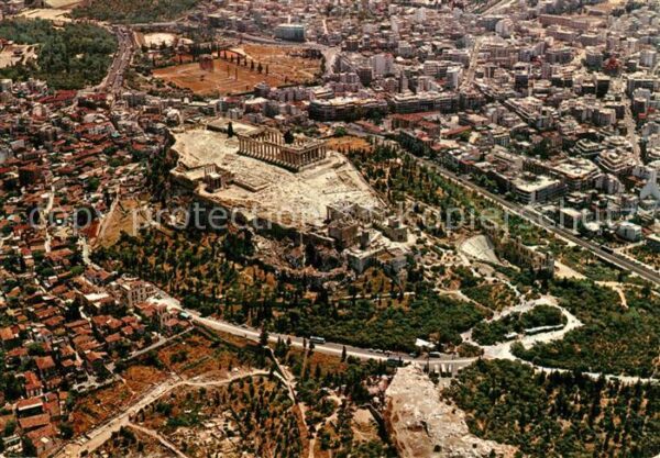 Athenes Athen Fliegeraufnahme Acropolis