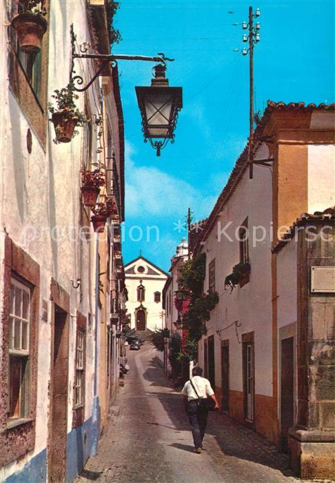 Obidos Rua com flores
